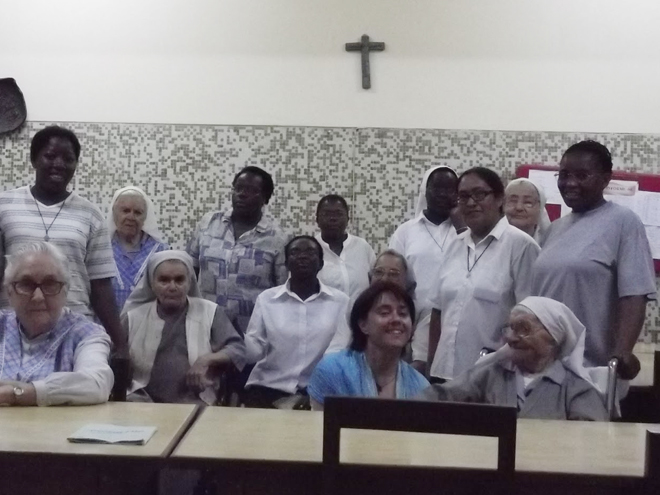 Missão de Ana Poupino em 2013 em Angola.