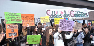 Alunos da secundária de Vila Real de Sto. António transferidos ontem para novas salas