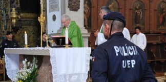 Comando Distrital da PSP de Faro comemorou 86º aniversário com missa na Sé