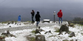 Voltou a nevar em Monchique