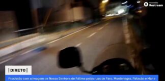 Procissão de Nossa Senhora de Fátima pelas ruas de Faro, Montenegro, Patacão e Mar e Guerra