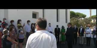 Inauguração das obras de requalificação da Rua da Igreja, no Montenegro, em Faro
