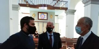 Presidente da República visitou a igreja de Aljezur na passagem pelo concelho