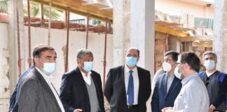 Secretario de Estado, autarcas e Presidente da CCDR visitaram obras de ampliação da Igreja do Montenegro
