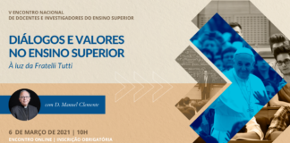 V Encontro Nacional de Docentes e Investigadores do Ensino Superior será sobre a Encíclica ‘Fratelli Tutti’