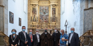 D. Manuel Quintas, Bispo do Algarve, acompanhou visita do Presidente da República a Mosteiro Trapista de Palaçoulo