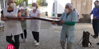 Visita dos Símbolos da JMJ à Santa Casa da Misericórdia de S. Brás de Alportel