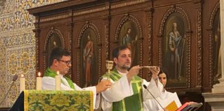D. Alexandre Palma presidiu à Eucaristia dominical na Sé de Faro