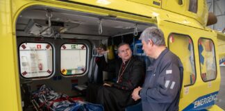 Capelão-mor da Liga dos Bombeiros visitou Comando Regional de Emergência e Proteção Civil (c/fotorreportagem)