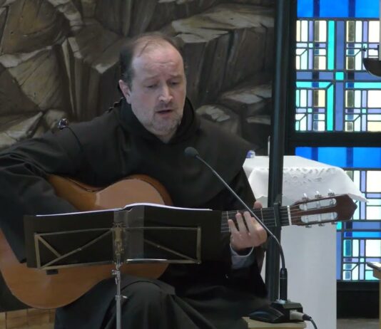 Excerto da reflexão cantada sobre Santa Teresinha