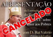 Cancelada a apresentação da exortação apostólica ‘Dilexi Te’ na paróquia de Vila Real de Santo António