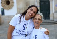 Aos 84 anos, irmã Arminda Oliveira participou no ‘Rejoice’ entre os jovens, com quem aprende que “vale a pena arriscar”