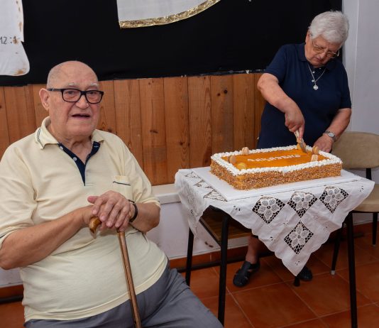 Padre Varela e irmã Eliete regressaram à sua terra para celebrar uma vida de consagração a Deus