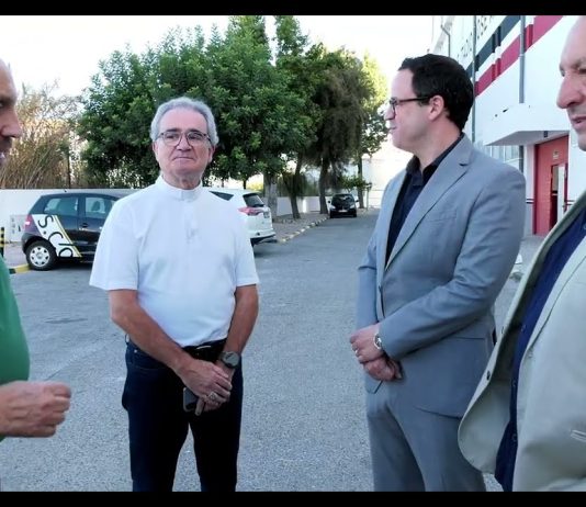 Visita do bispo do Algarve ao SC Olhanense